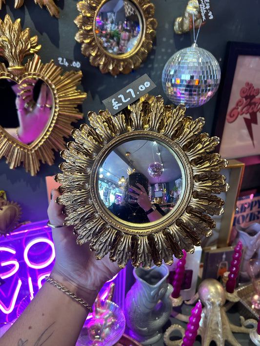 Gold Ornate Vortex Mirror