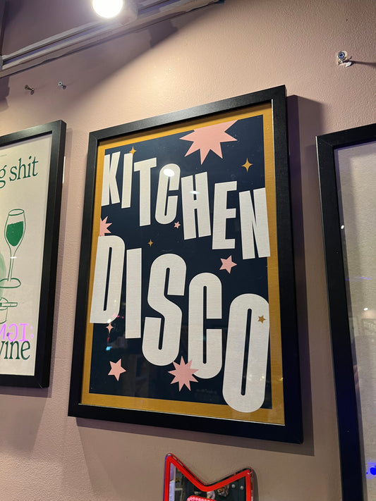 Kitchen Disco A3 Framed Print