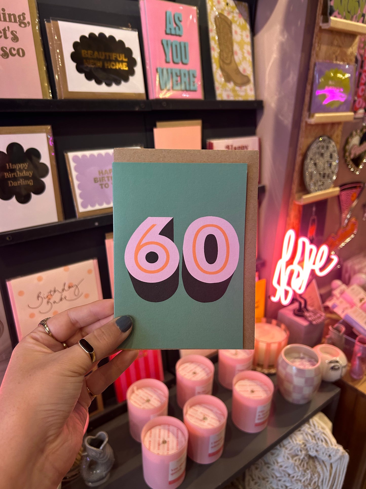 60th Birthday Card