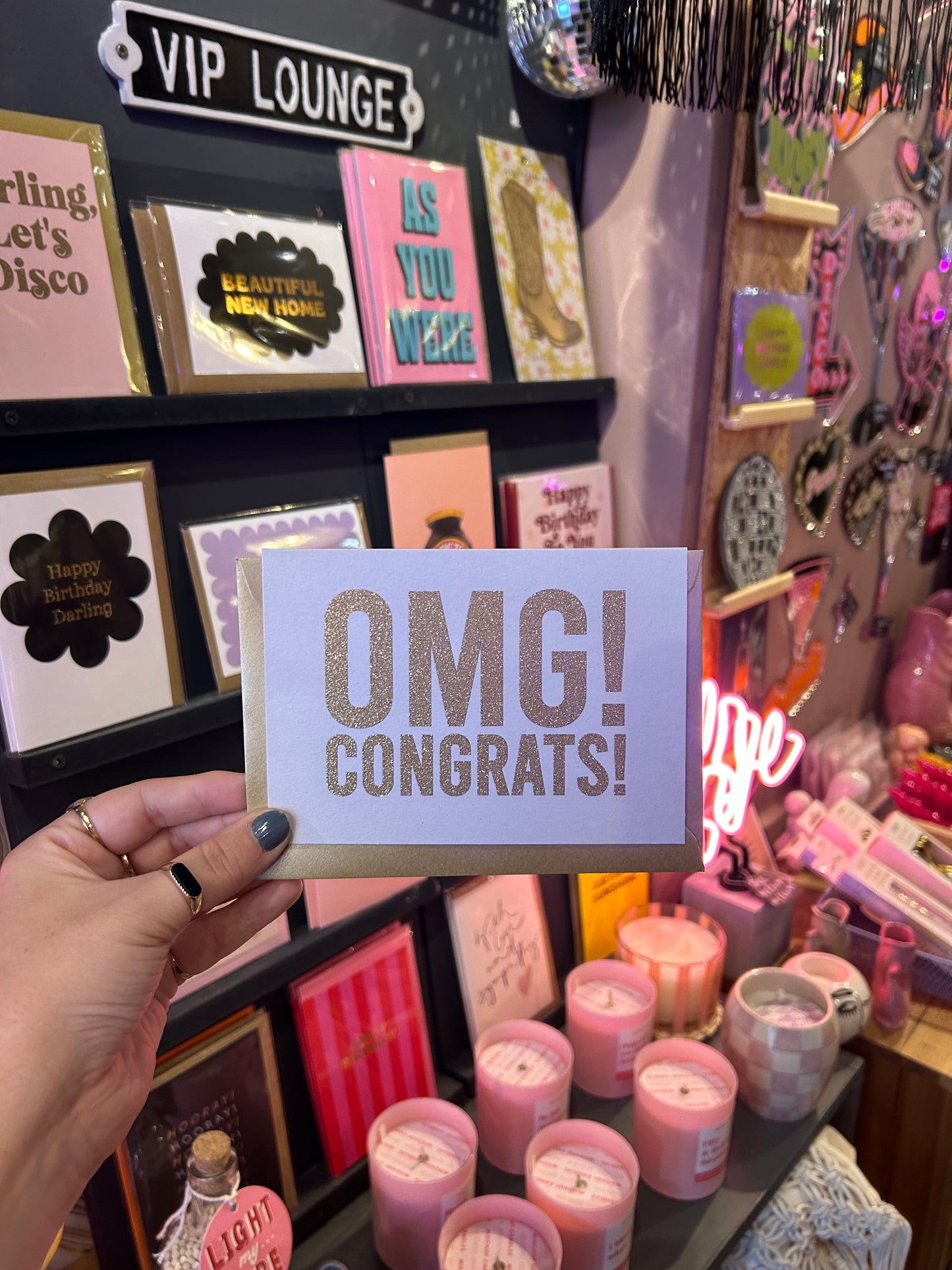 'OMG Congrats' Card