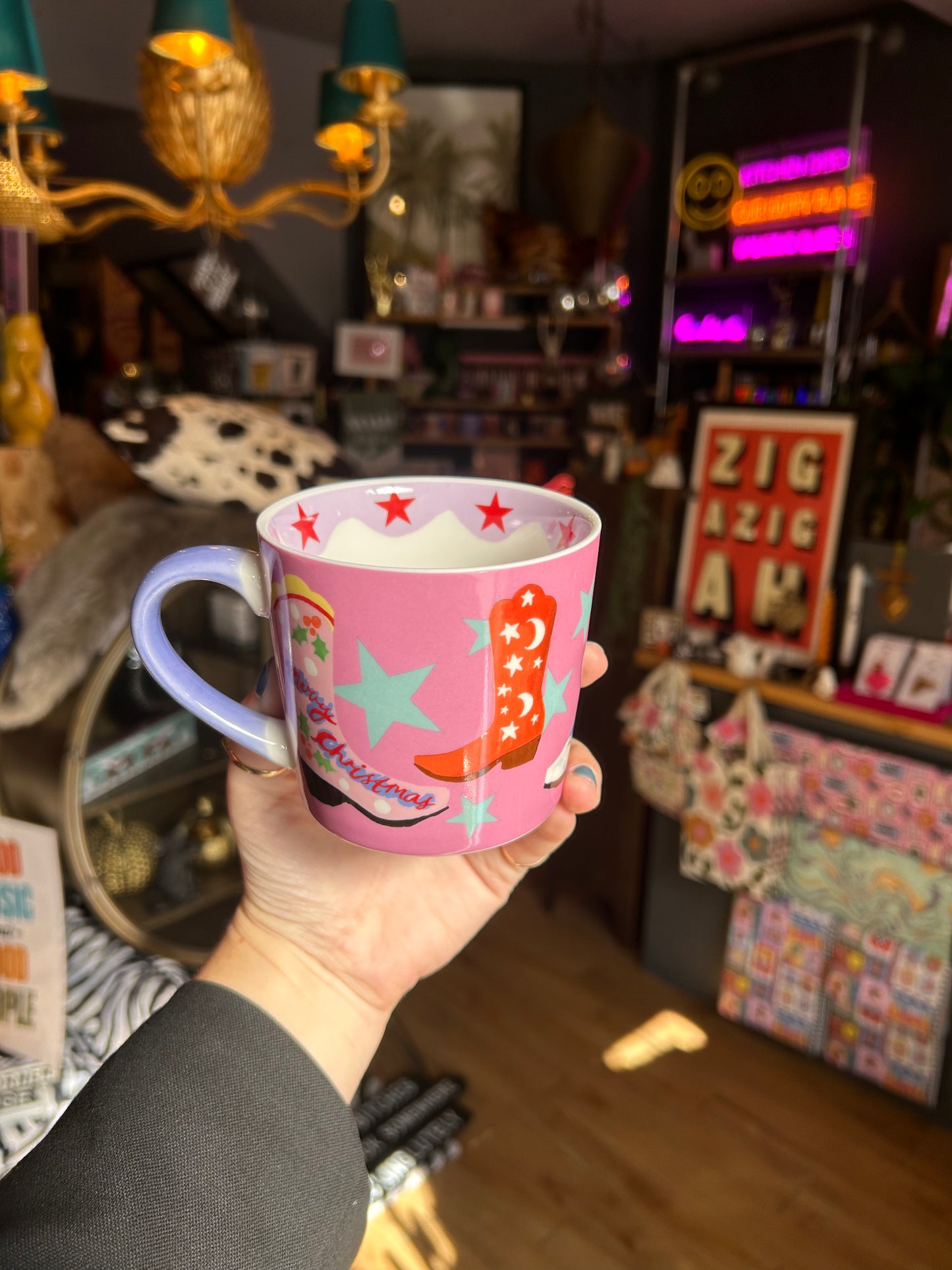 Eleanor Bowmer 'Howdy Holidays' Mug
