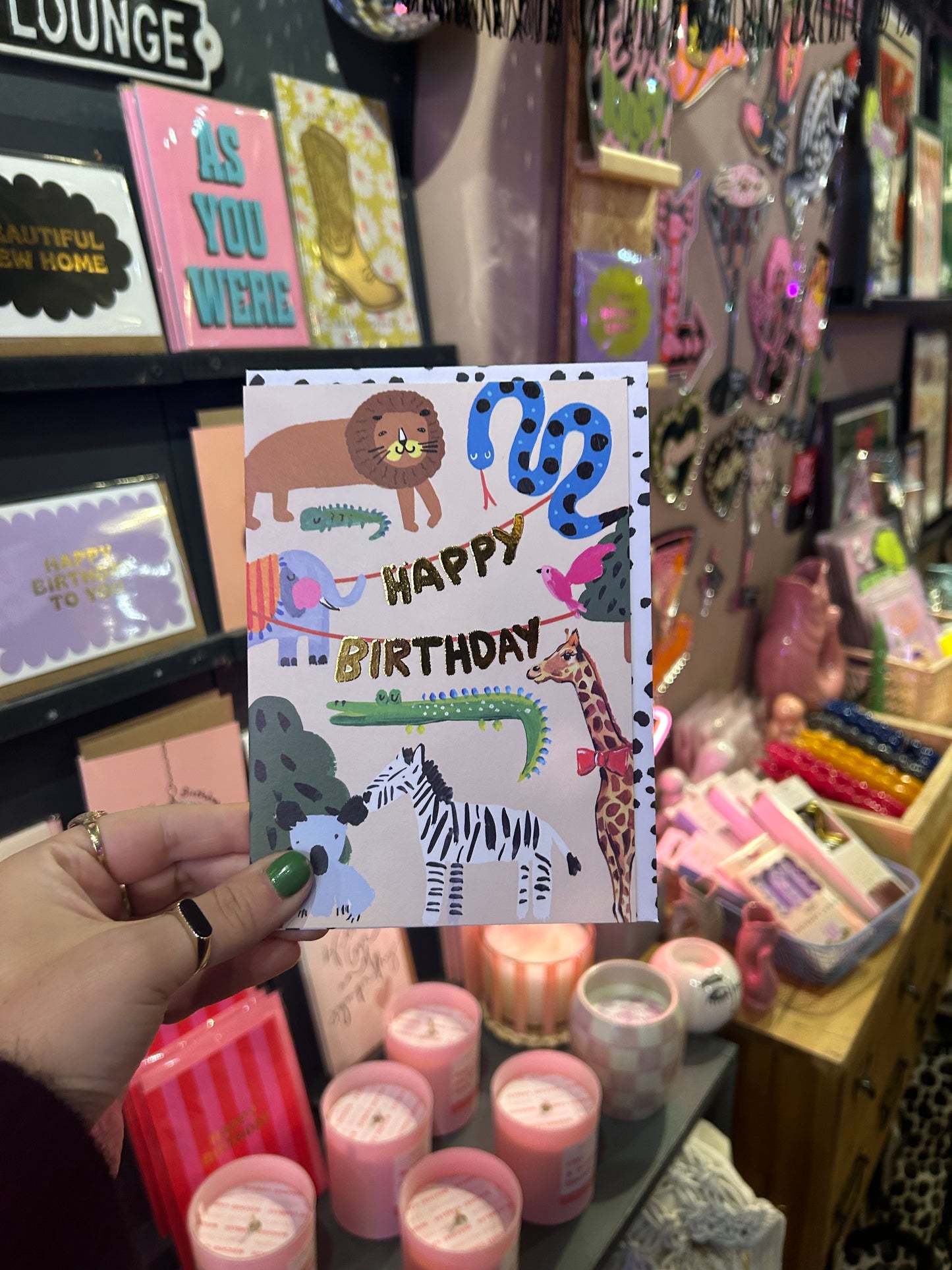 Happy Birthday Animals Card