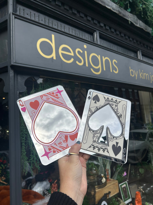 Playing Cards Mirror Set