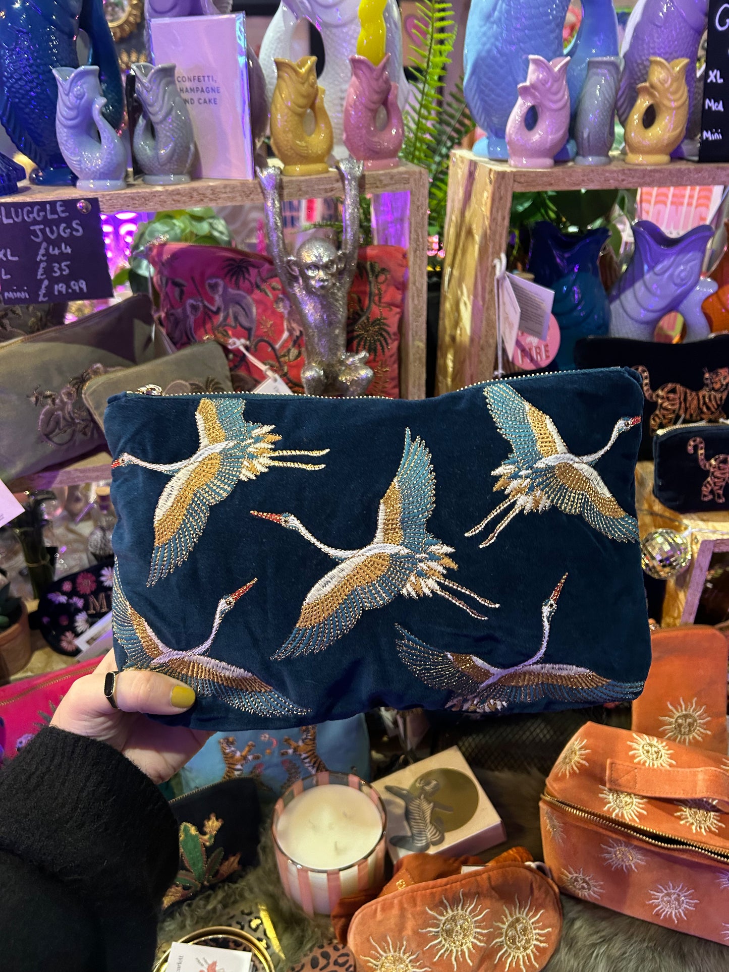 Elizabeth Scarlett Cranes Everyday Pouch