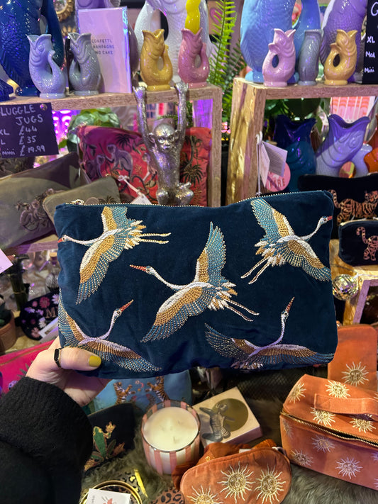 Elizabeth Scarlett Cranes Everyday Pouch