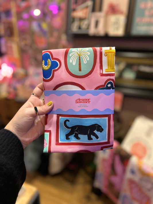 Eleanor Bowmer Electric Coast Icon Tea Towel