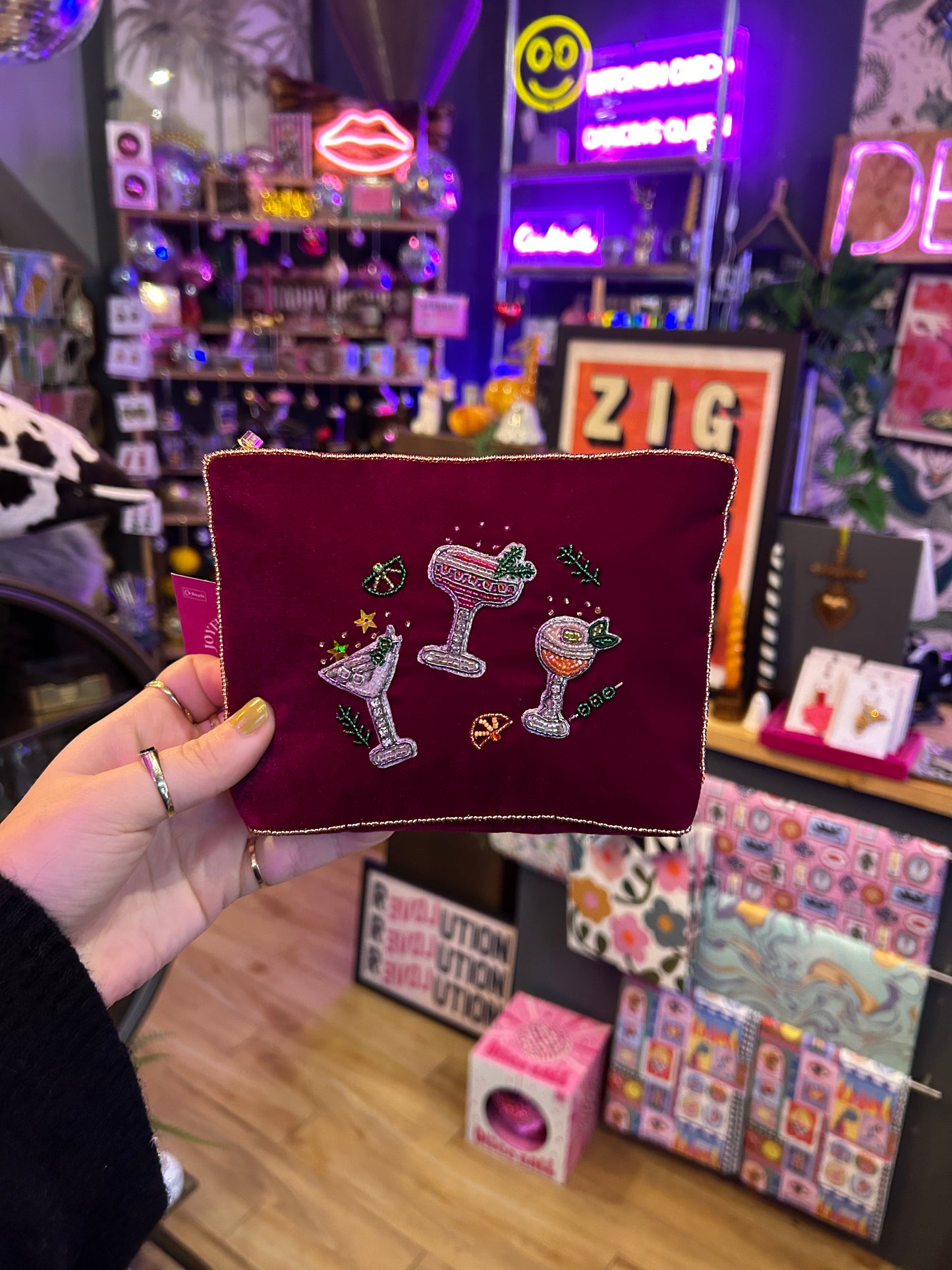 Cocktail Trio Medium Pouch