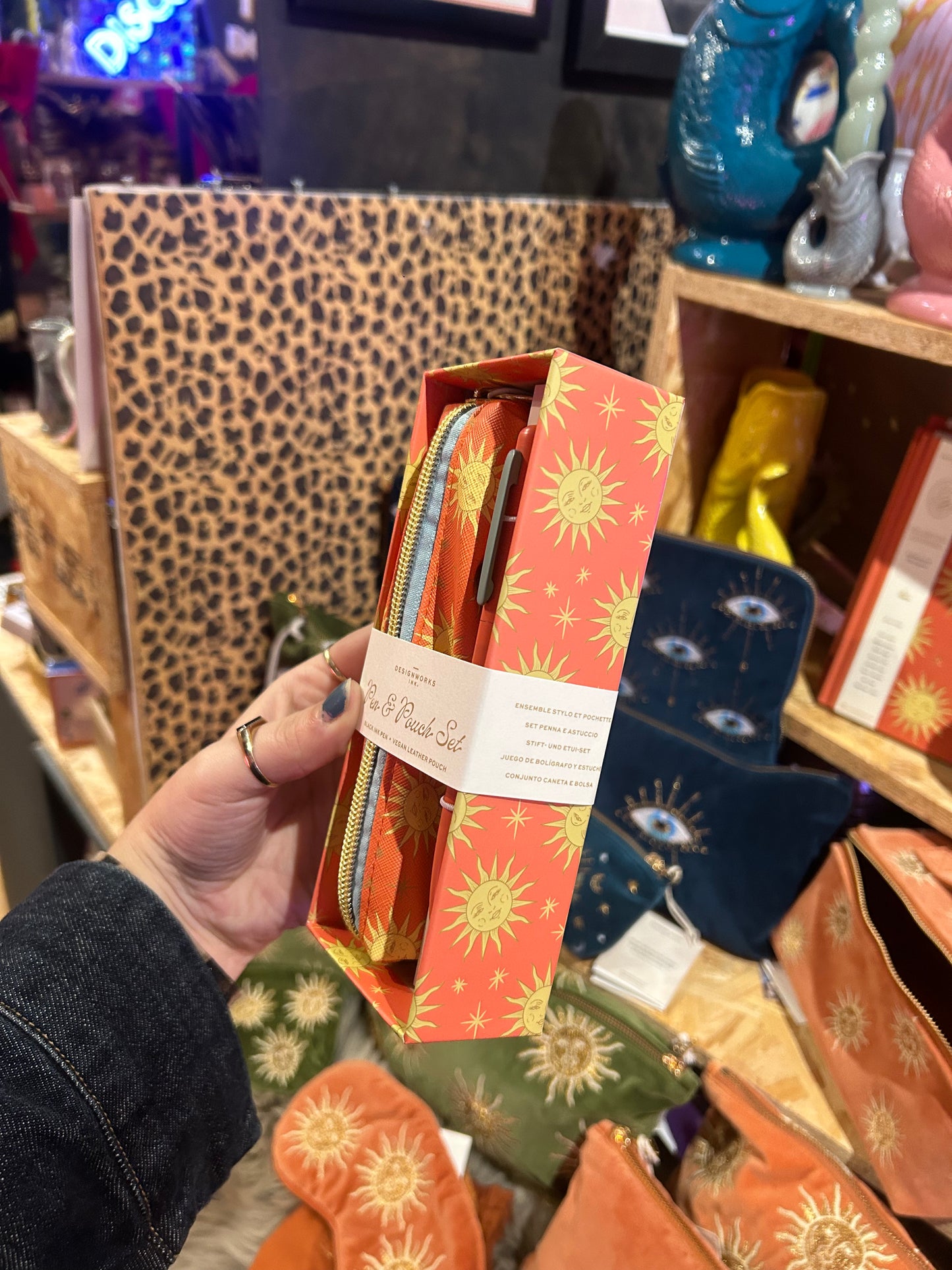 Celestial Sun Pen & Pouch Set