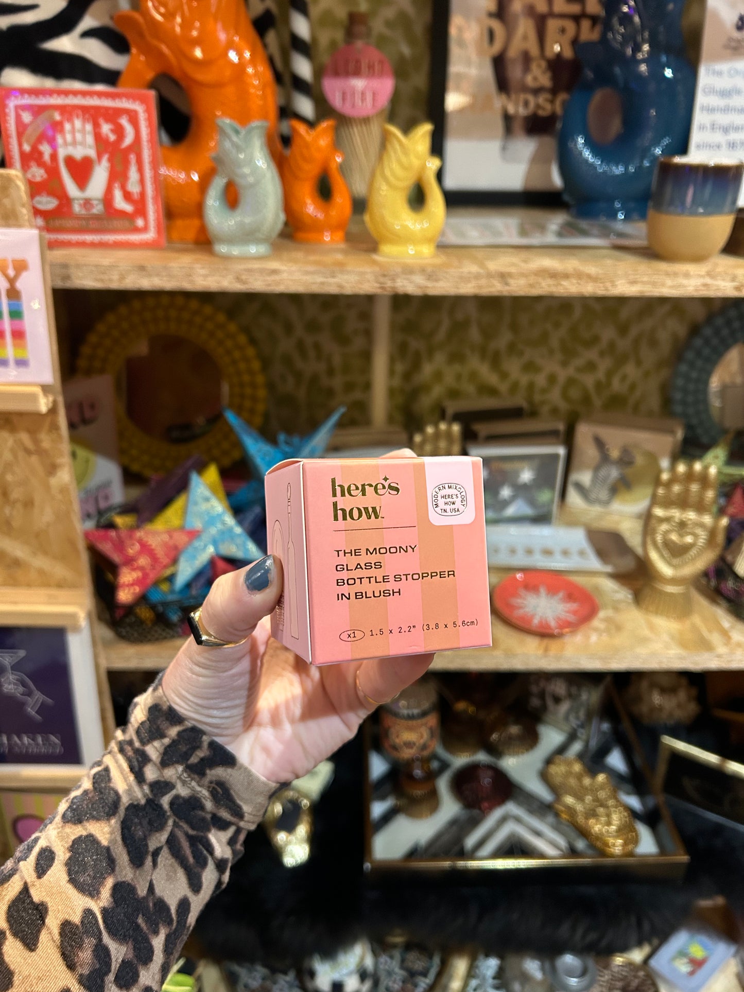 The Moony Glass Bottle Stopper