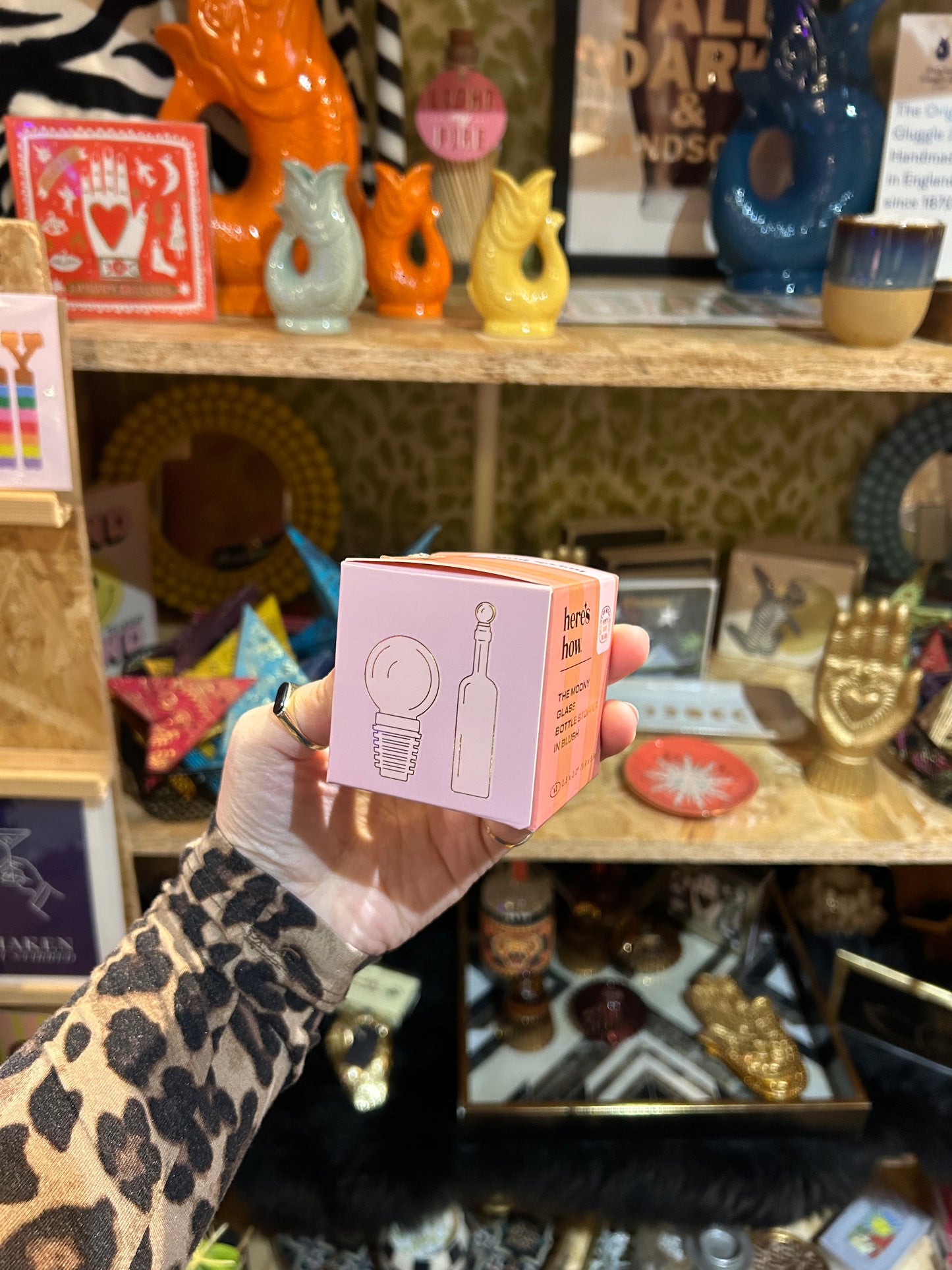 The Moony Glass Bottle Stopper