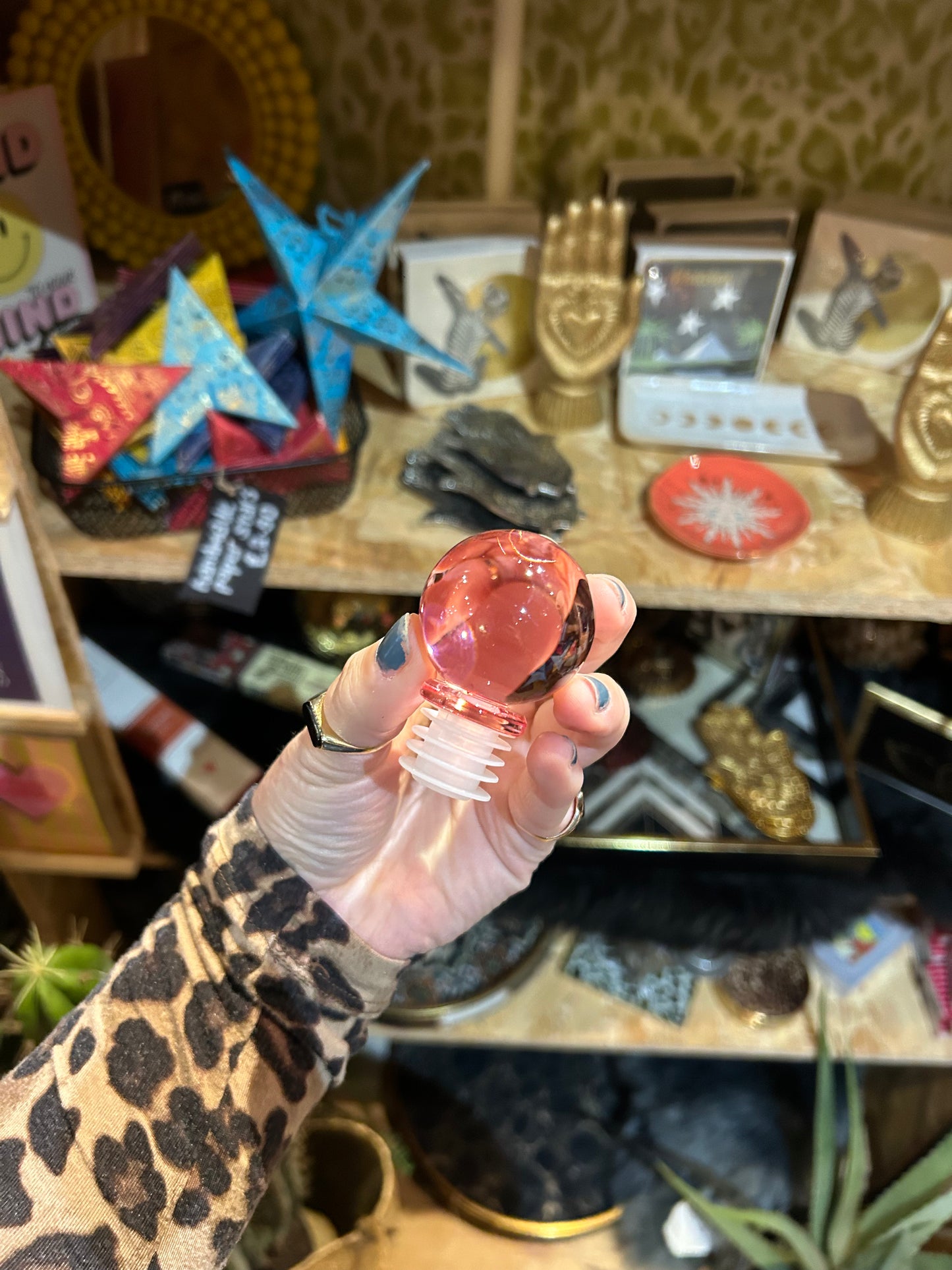 The Moony Glass Bottle Stopper