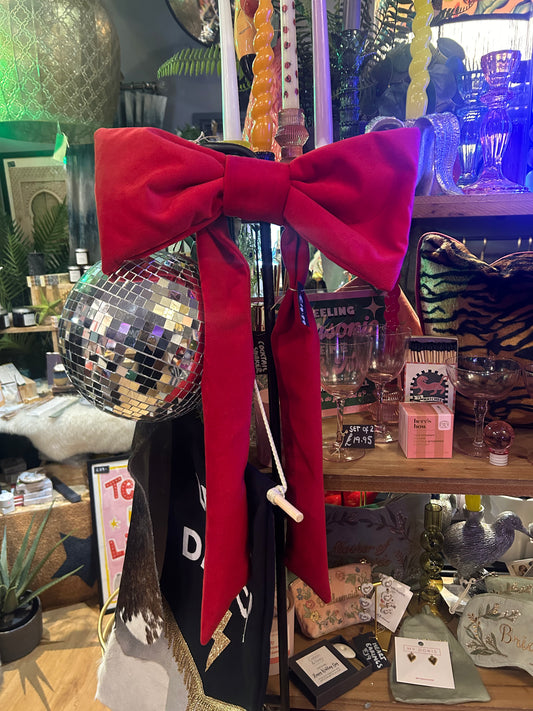 Red Velvet Bow