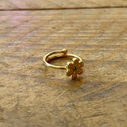 My Doris Gold Flower Ring