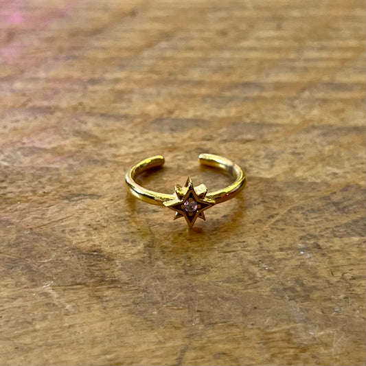 My Doris Gold Star Jewel Ring