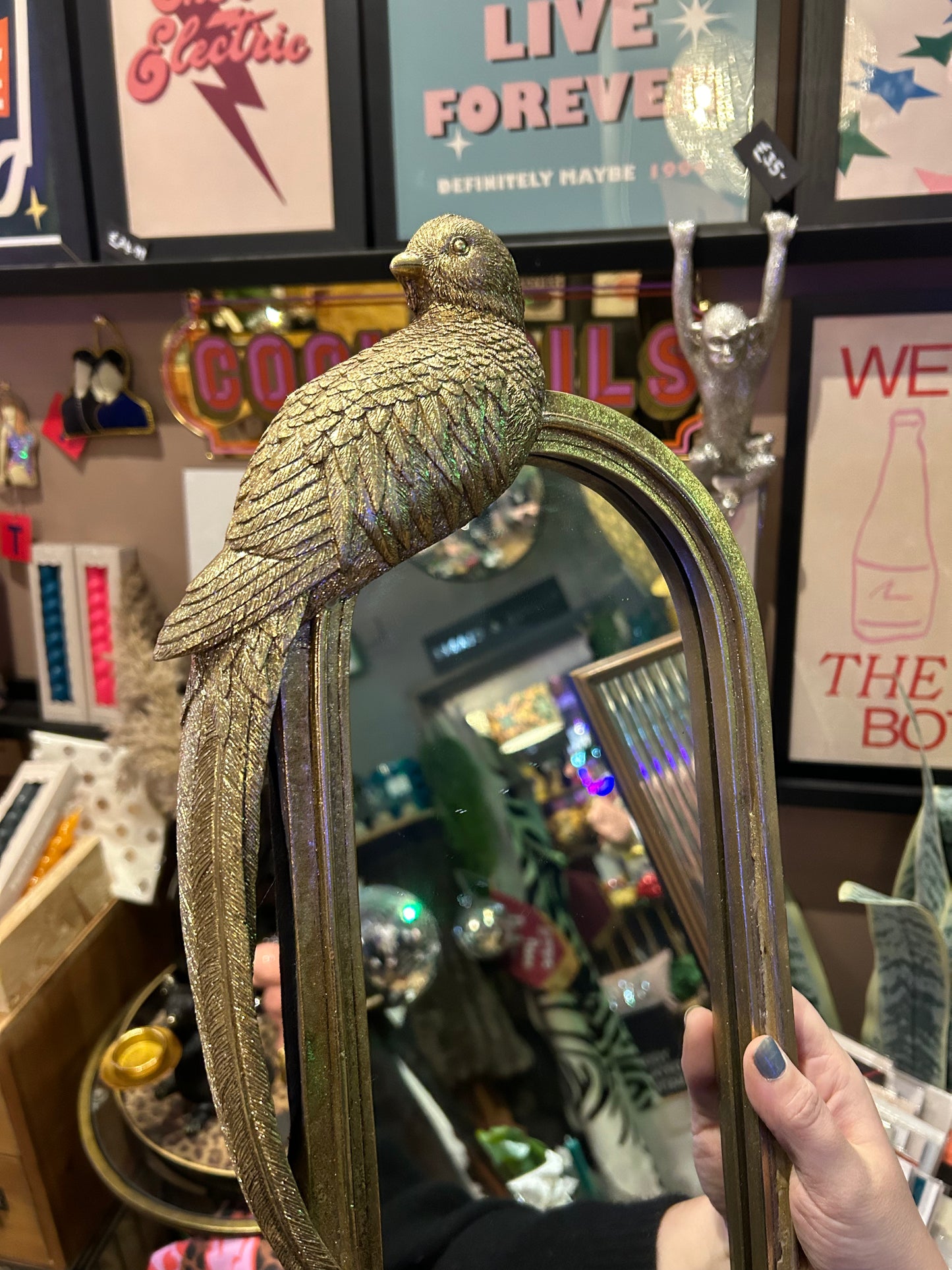 Golden Bird Mirror
