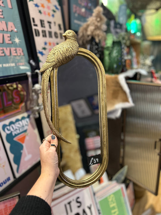 Golden Bird Mirror