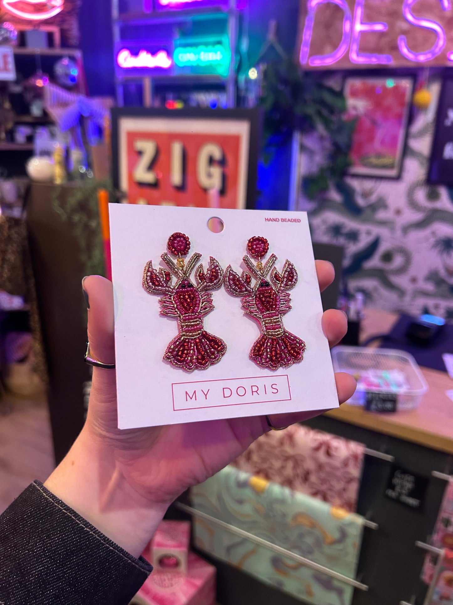 Lobster Earrings