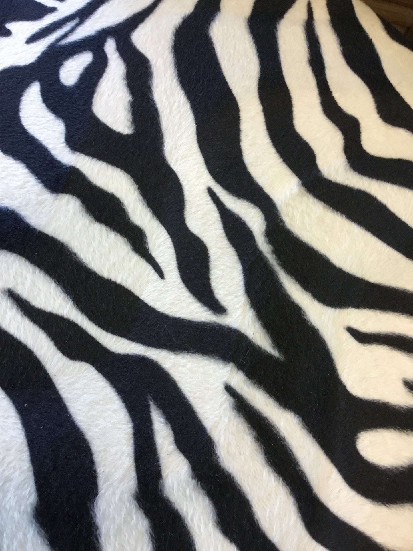 Animal black and white zebra print stool
