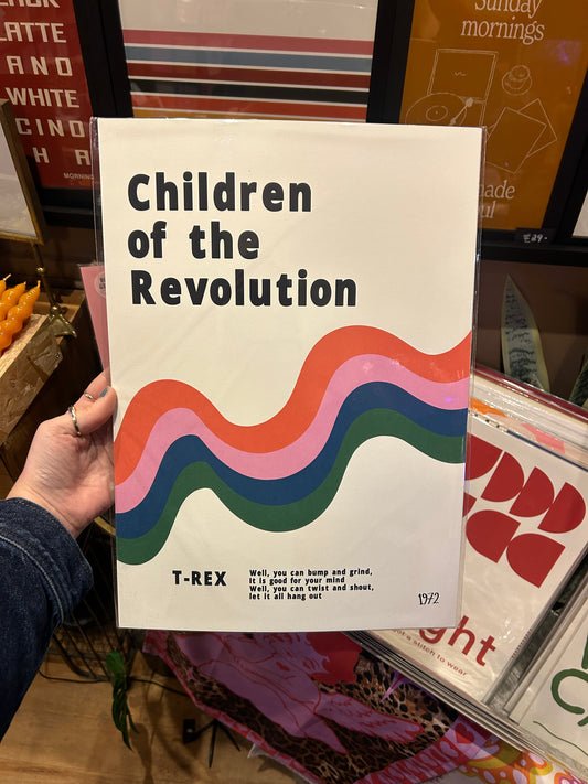 Children Of The Revolution A3 Print