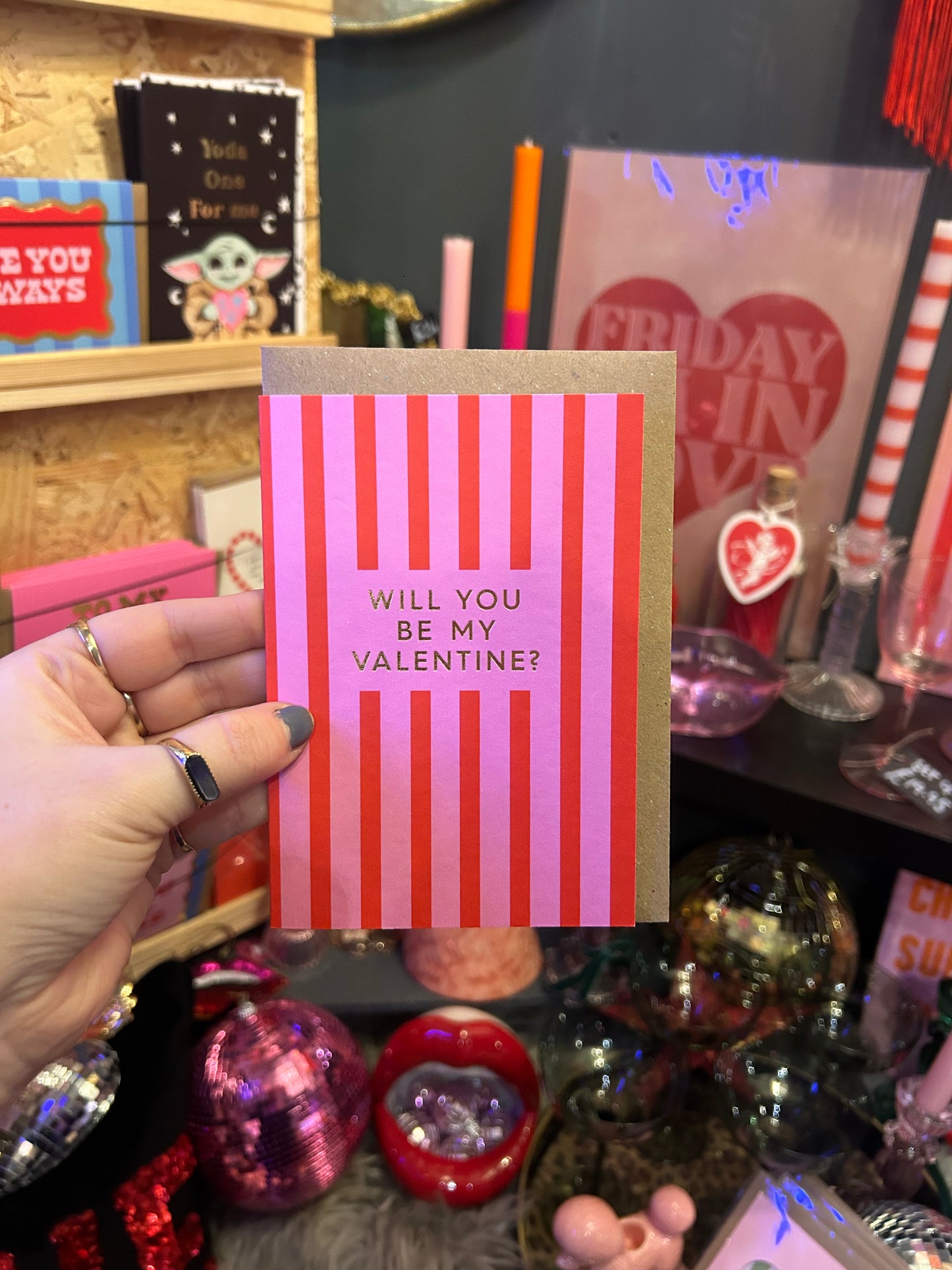 'Will You Be My Valentine' Card