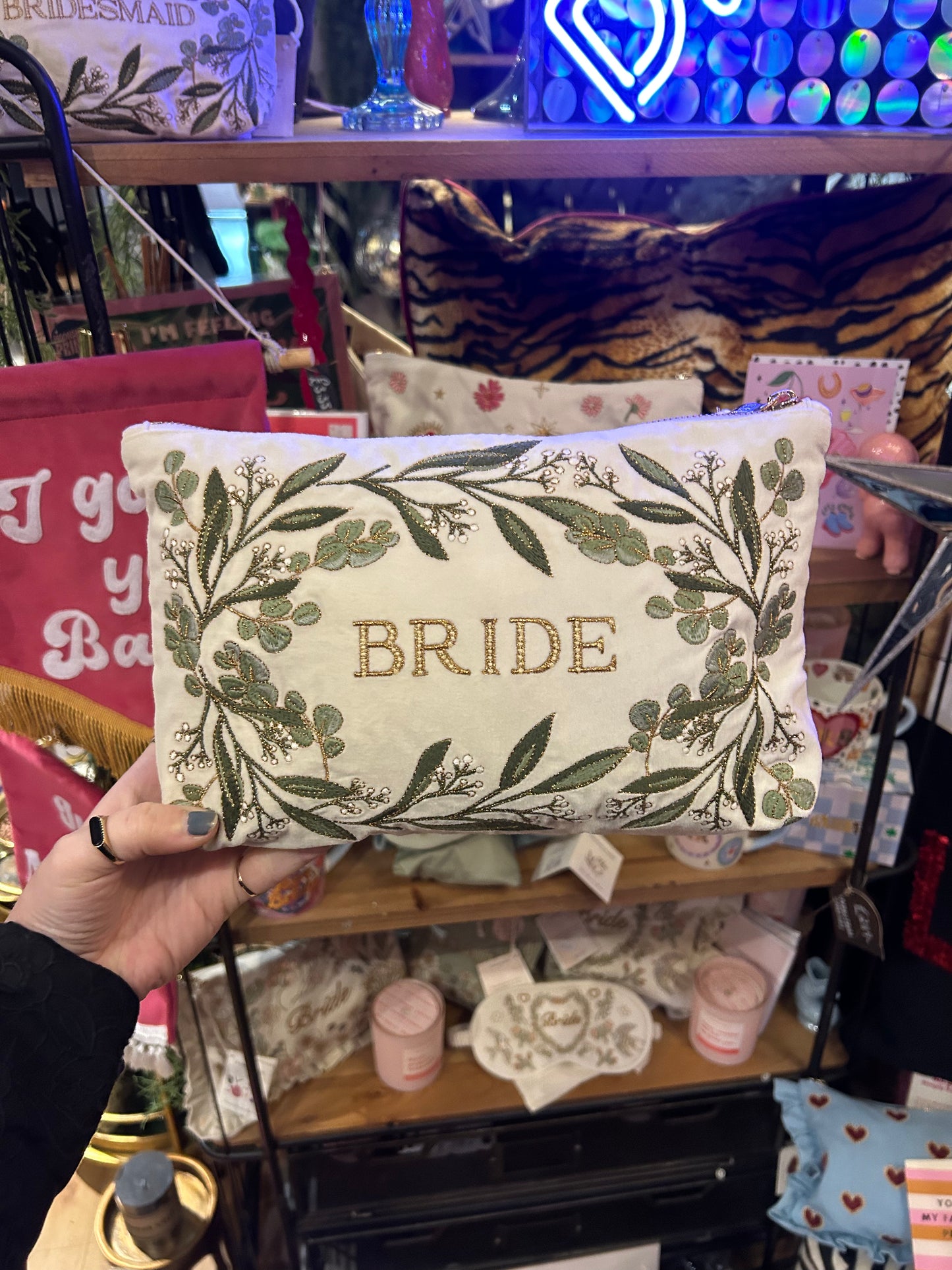Elizabeth Scarlett Olive Branch Bride Everyday Pouch