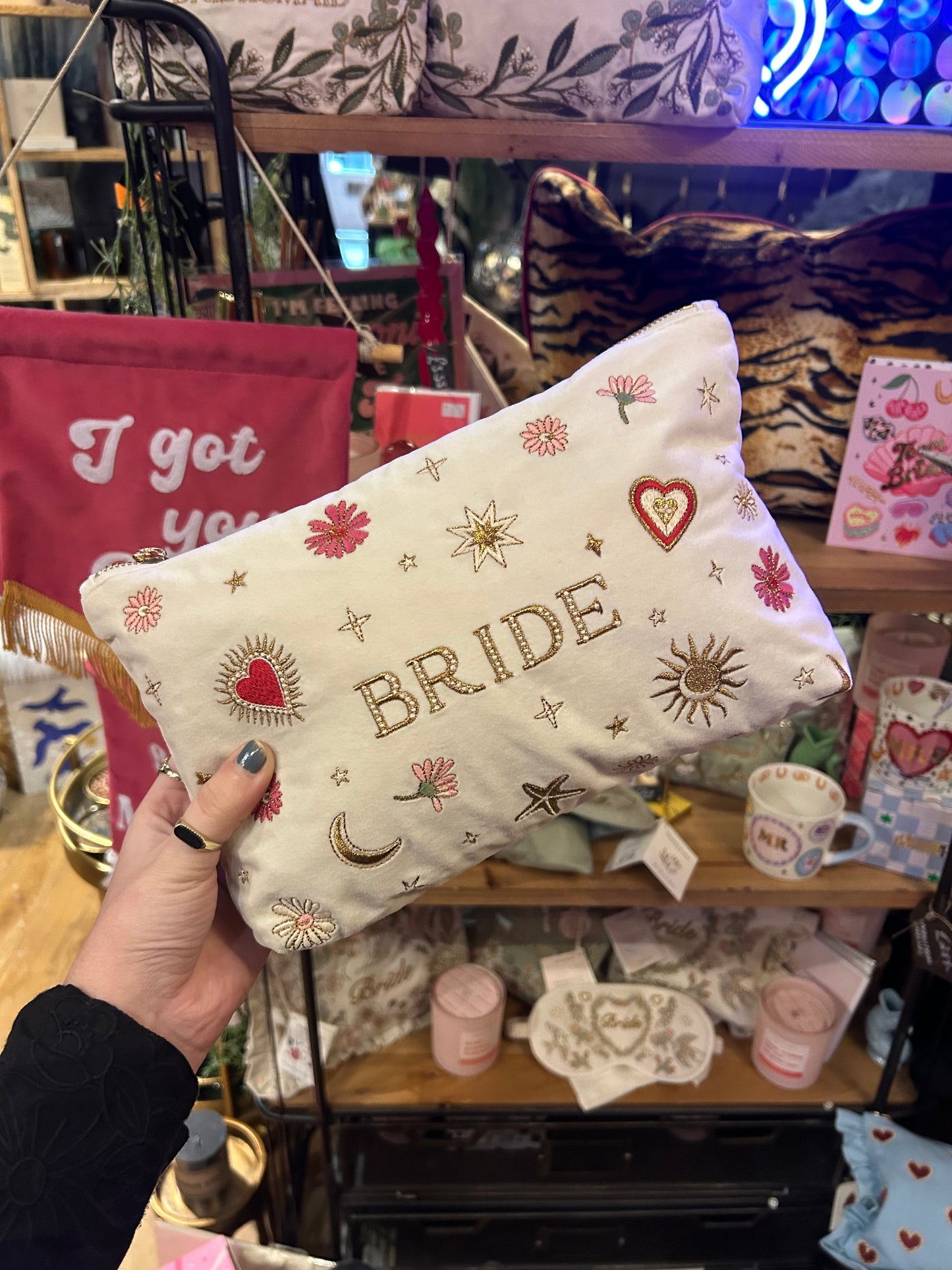 Elizabeth Scarlett Love Charm Bride Everyday Pouch