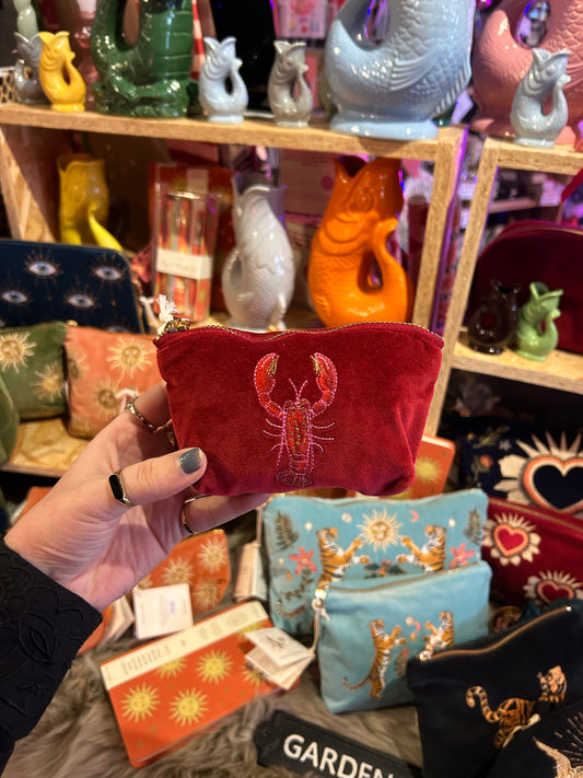 Elizabeth Scarlett Lobster Coin Purse