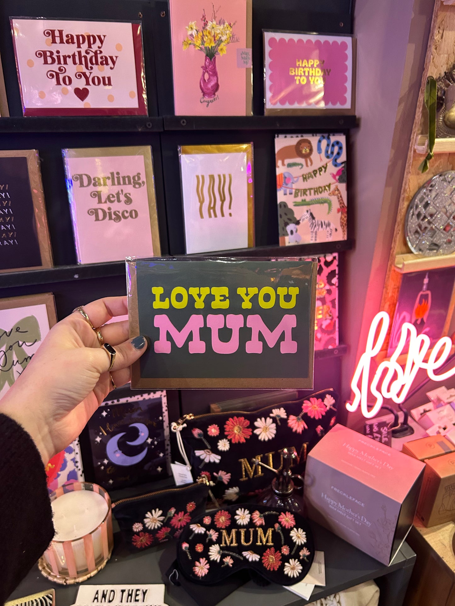 'Love You Mum' Card