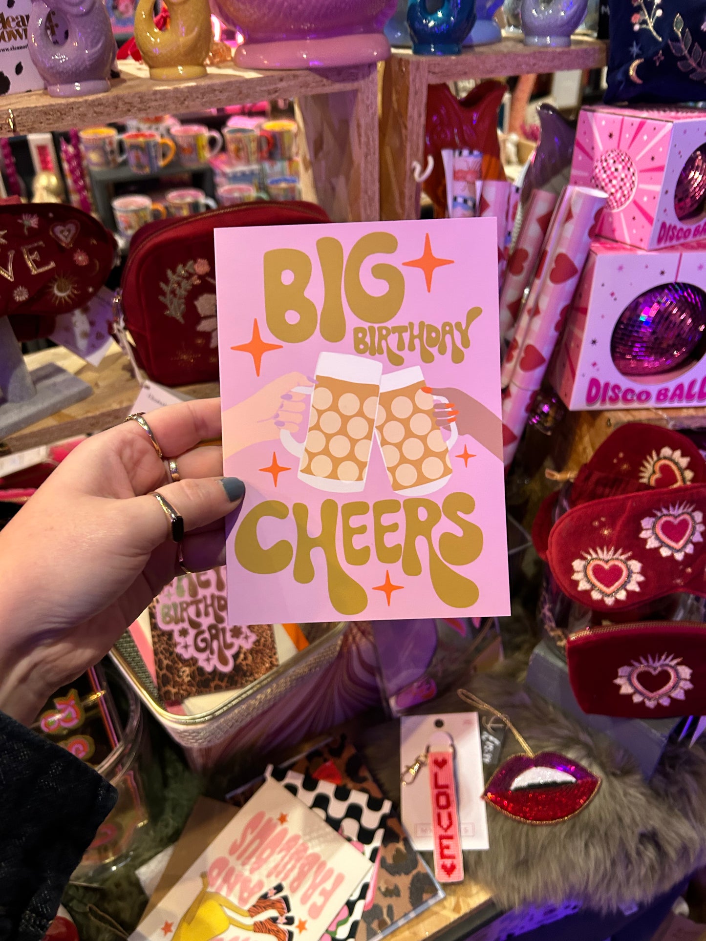 'Big Birthday Cheers' Card