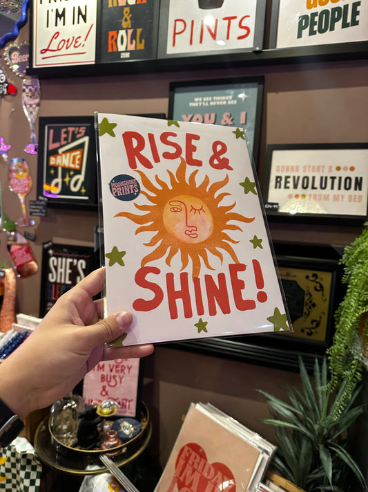 Rise & Shine Sun Print