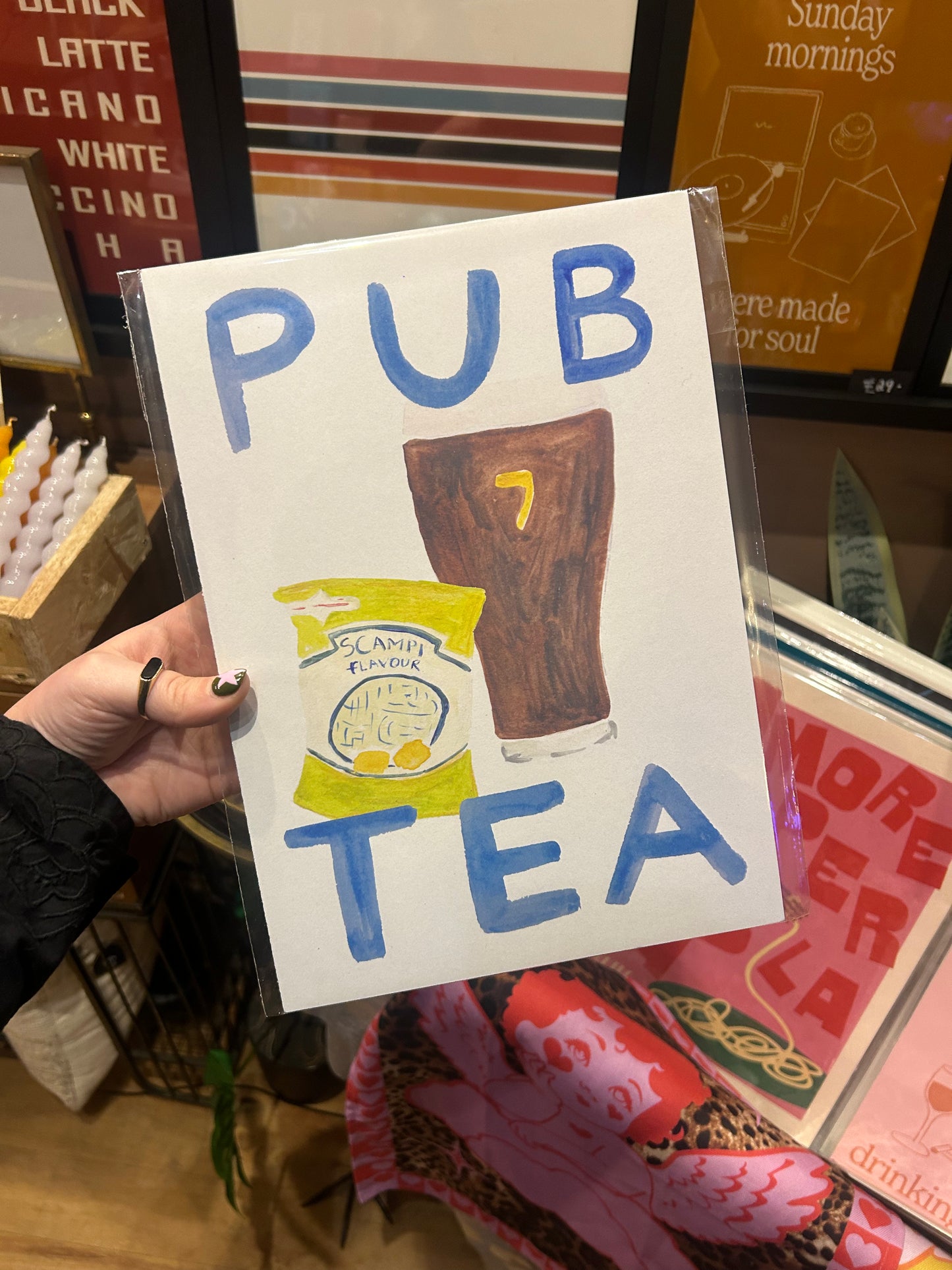 Pub Tea A4 Print