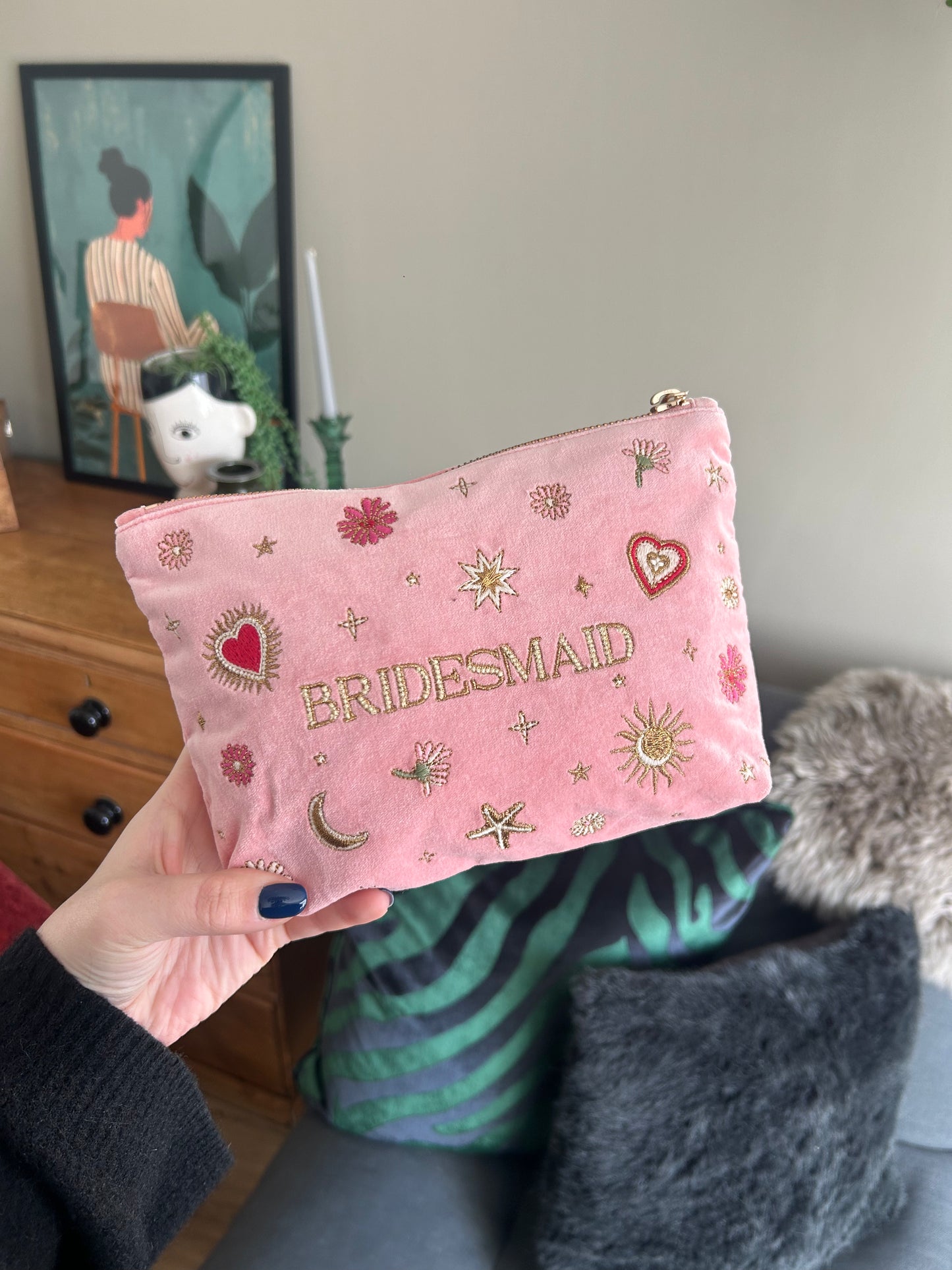 Elizabeth Scarlett Love Charm Bridesmaid Mini Pouch