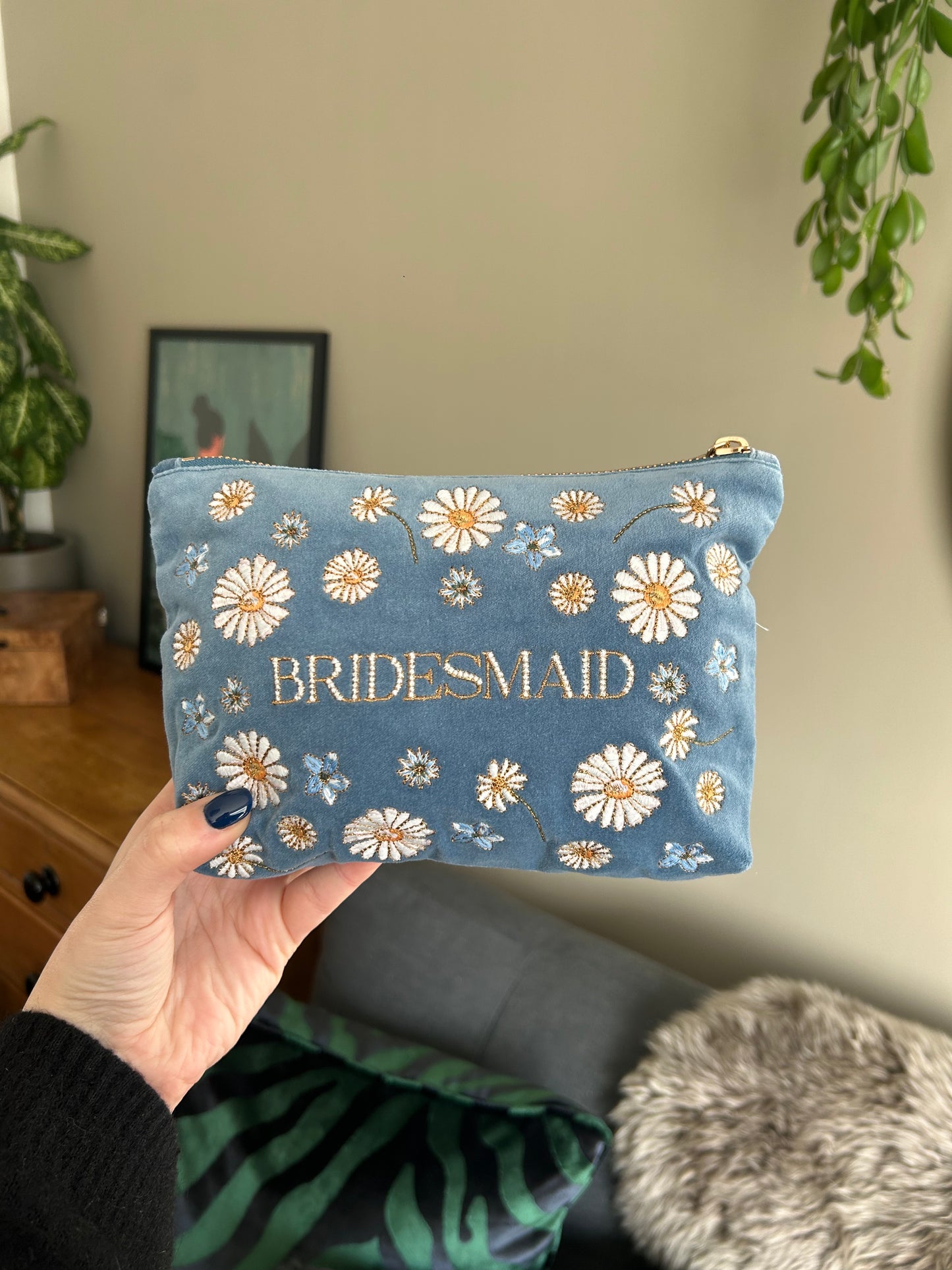 Elizabeth Scarlett Daisy Dream Bridesmaid Mini Pouch