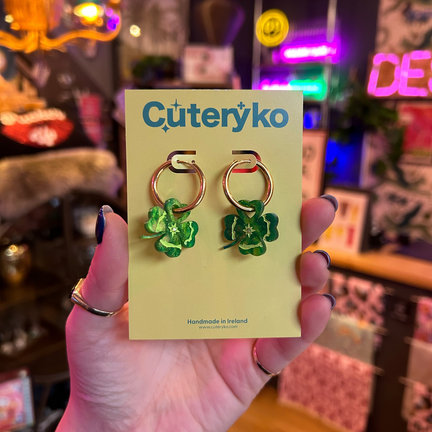 Four Leaf Clover Earrings