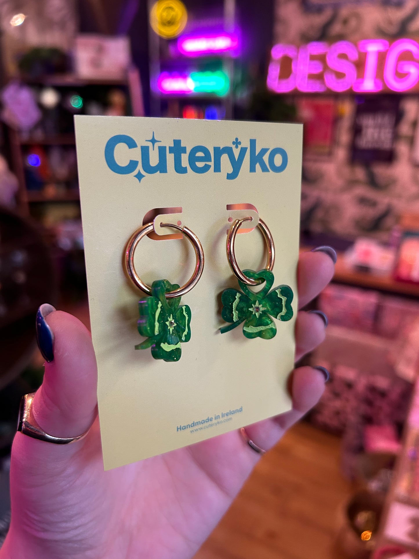 Four Leaf Clover Earrings