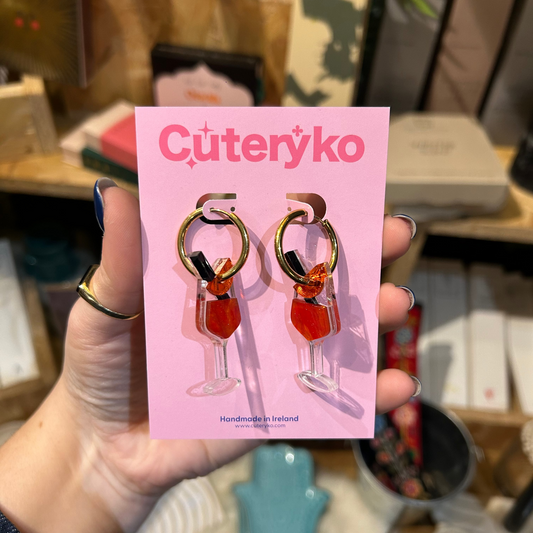 Aperol Earrings