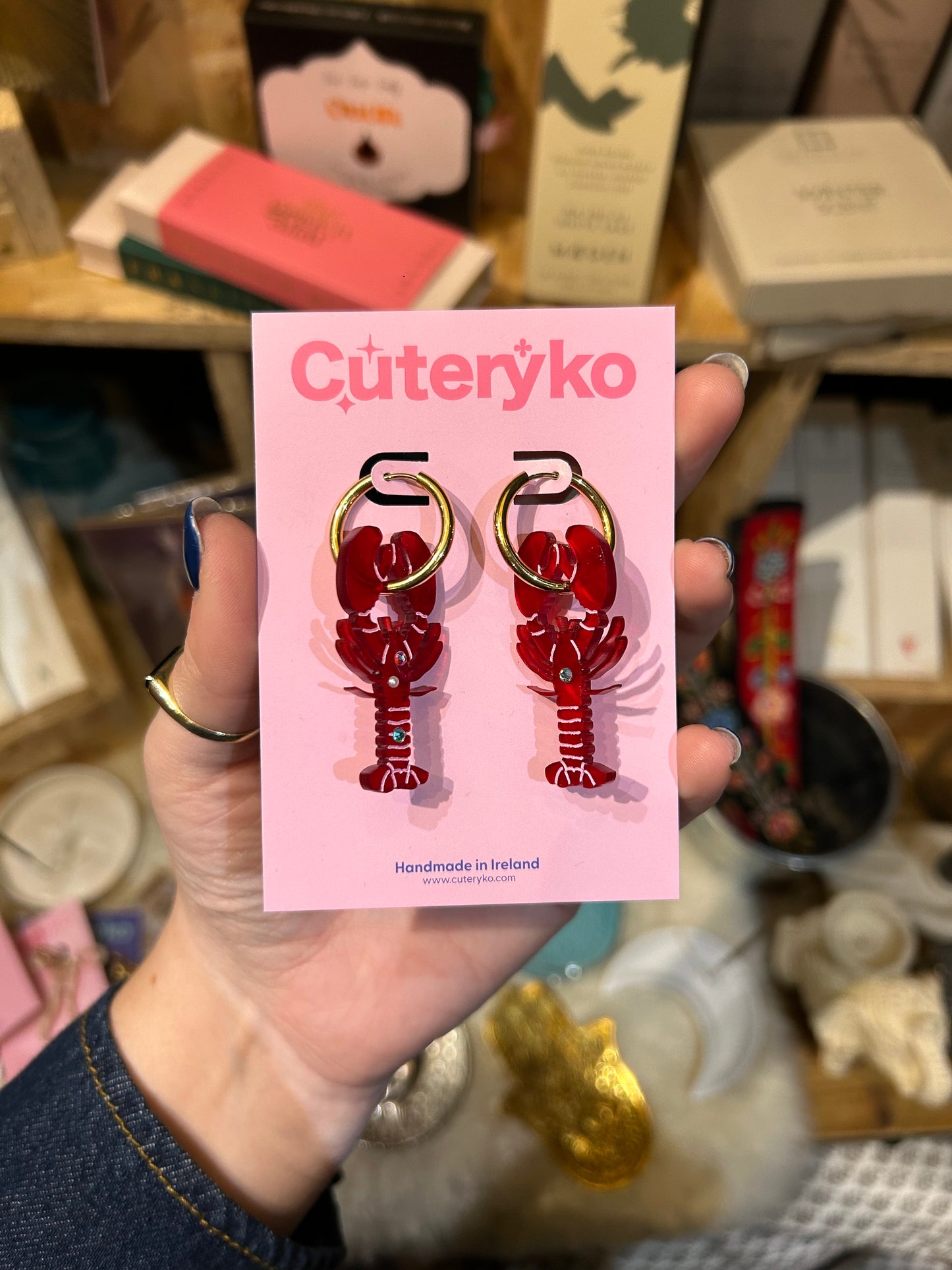Lobster Earrings