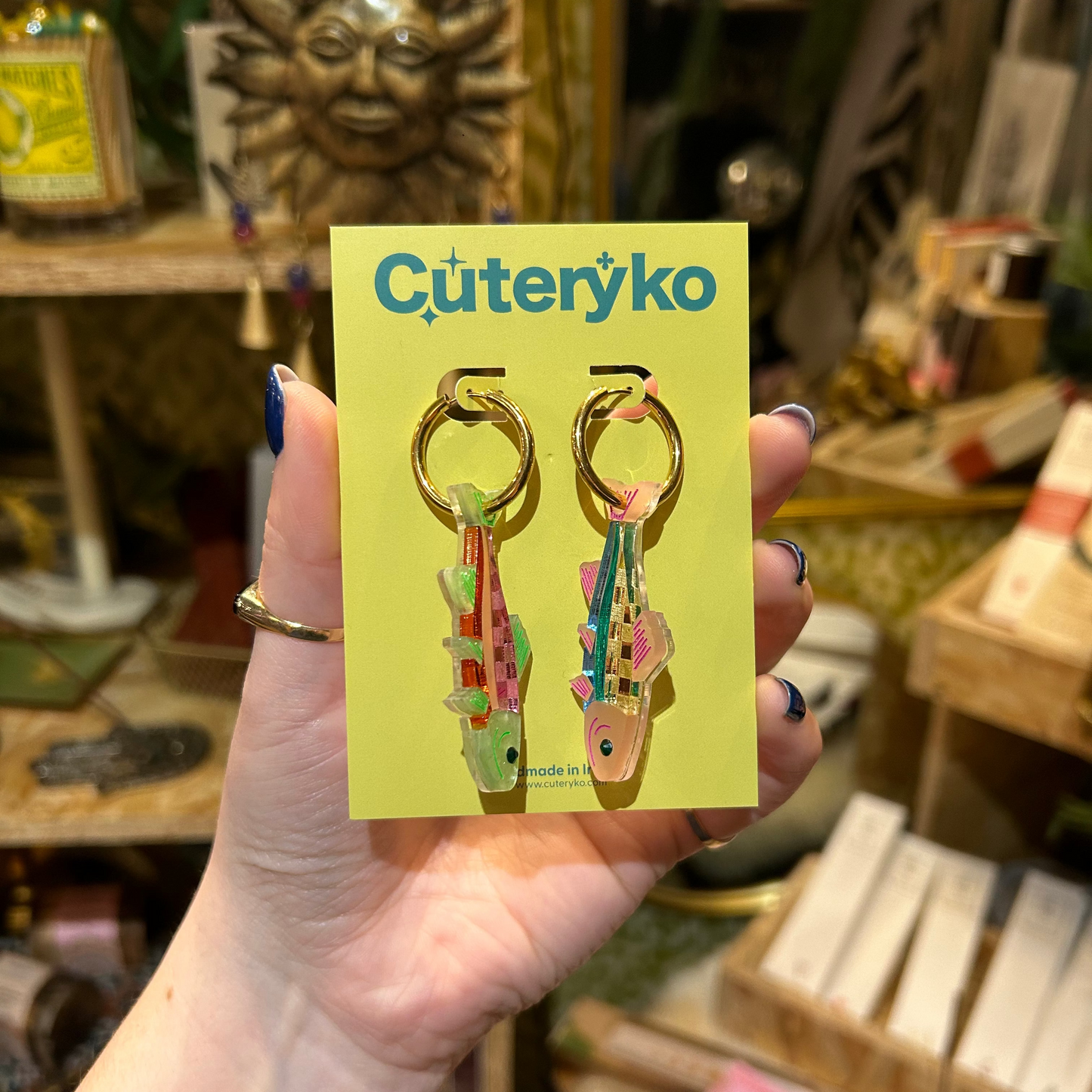 Rainbow Trout Earrings