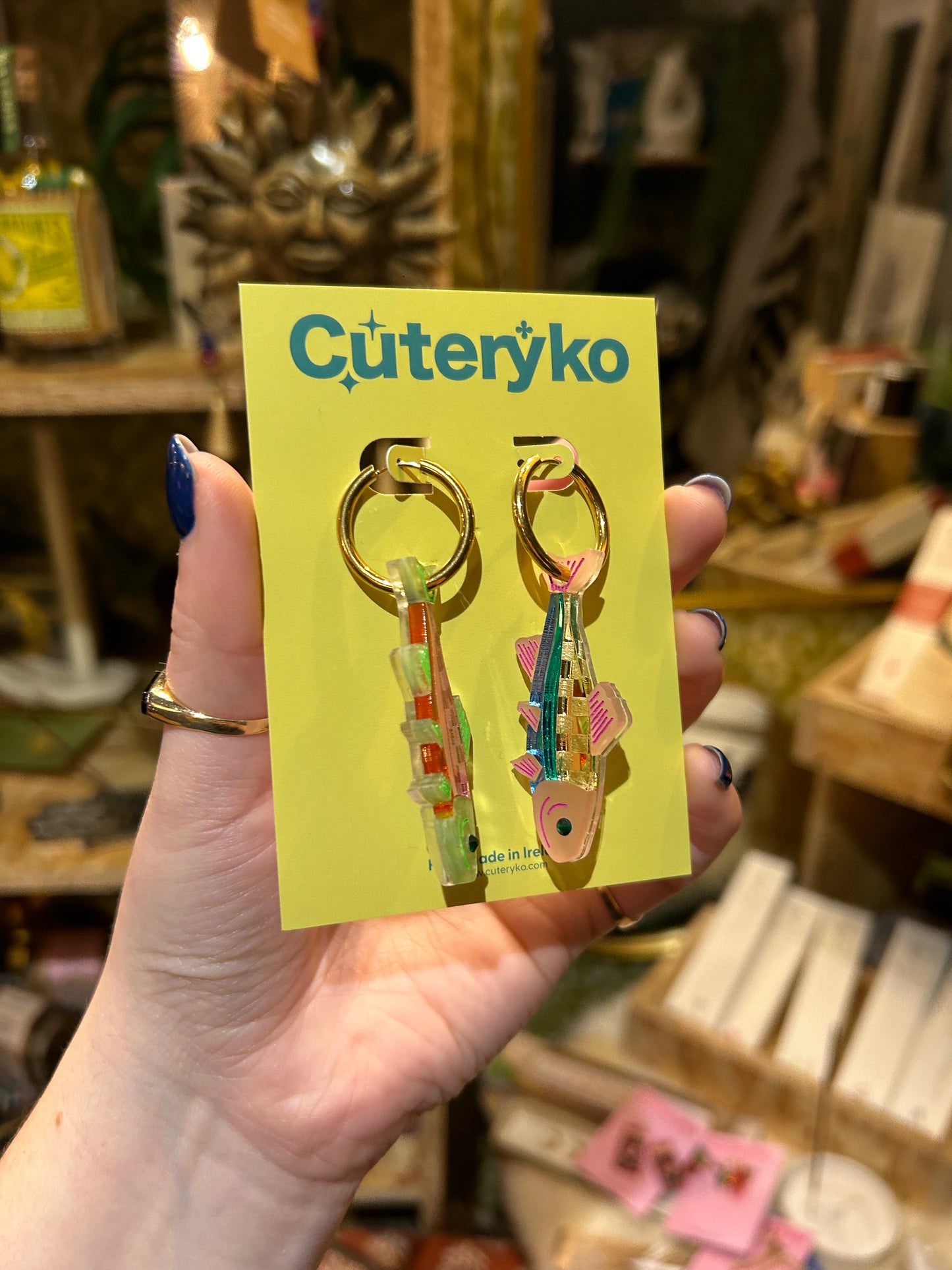 Rainbow Trout Earrings
