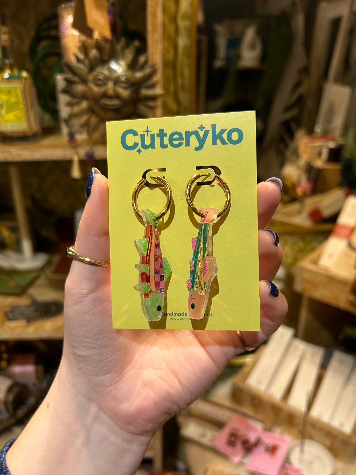 Rainbow Trout Earrings