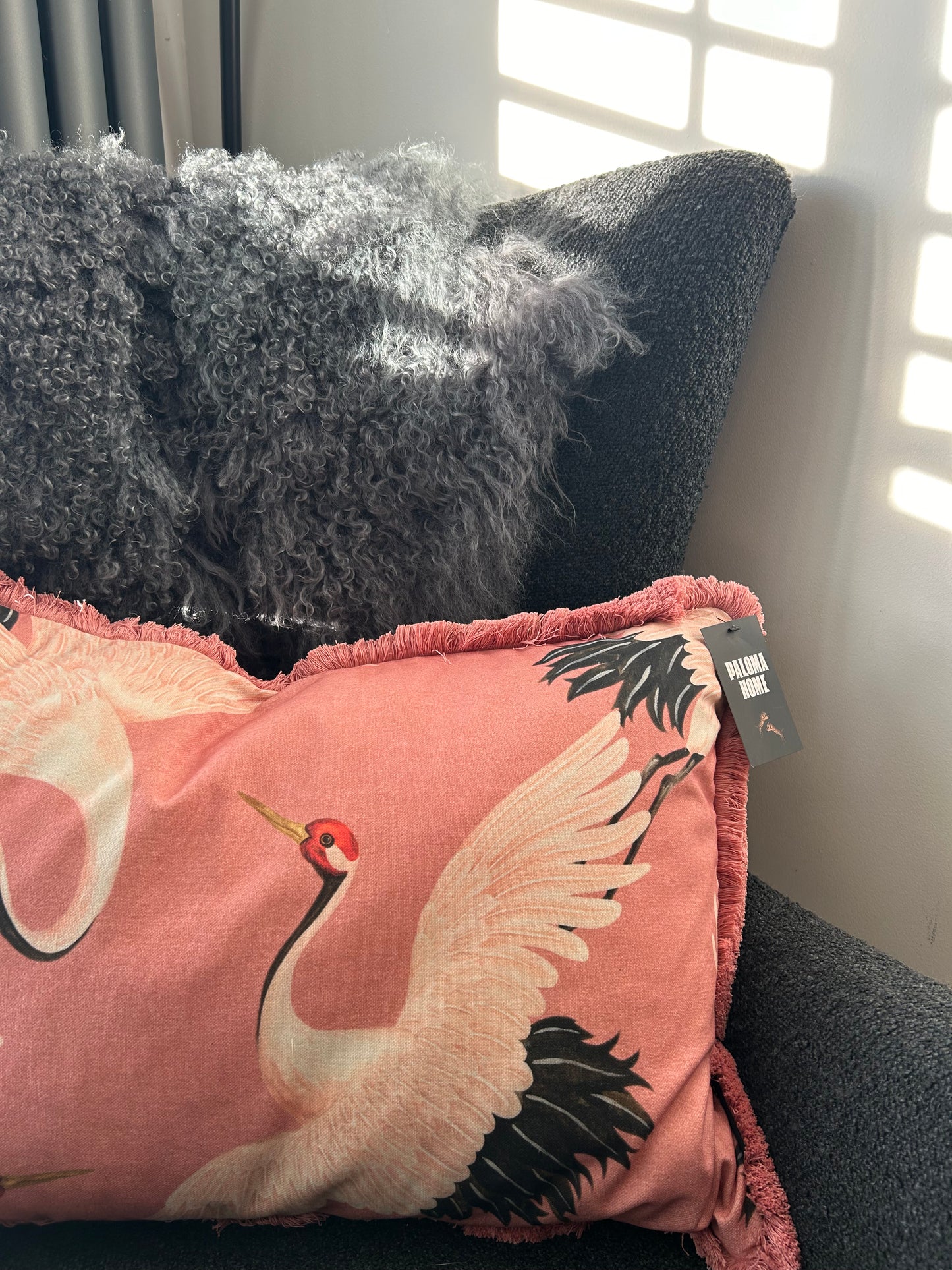 Paloma Home - Oriental Birds Blossom cushion