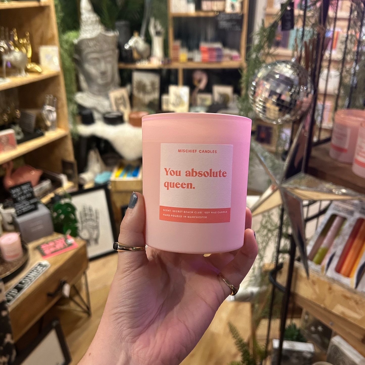 'You absolute queen' Candle