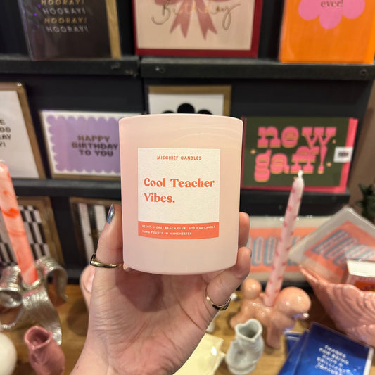 'Cool Teacher Vibes' Candle
