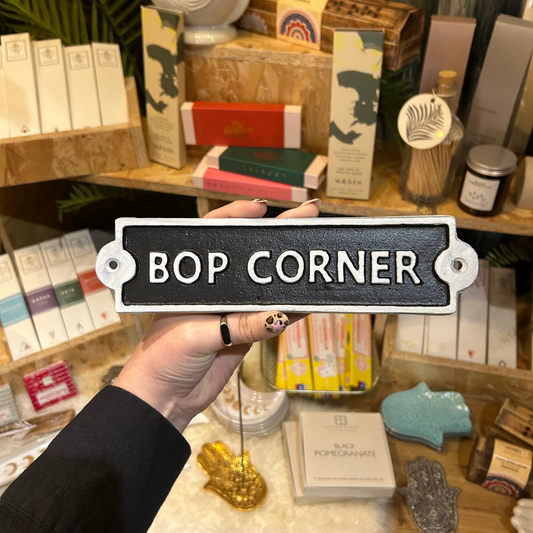 Bop Corner Sign