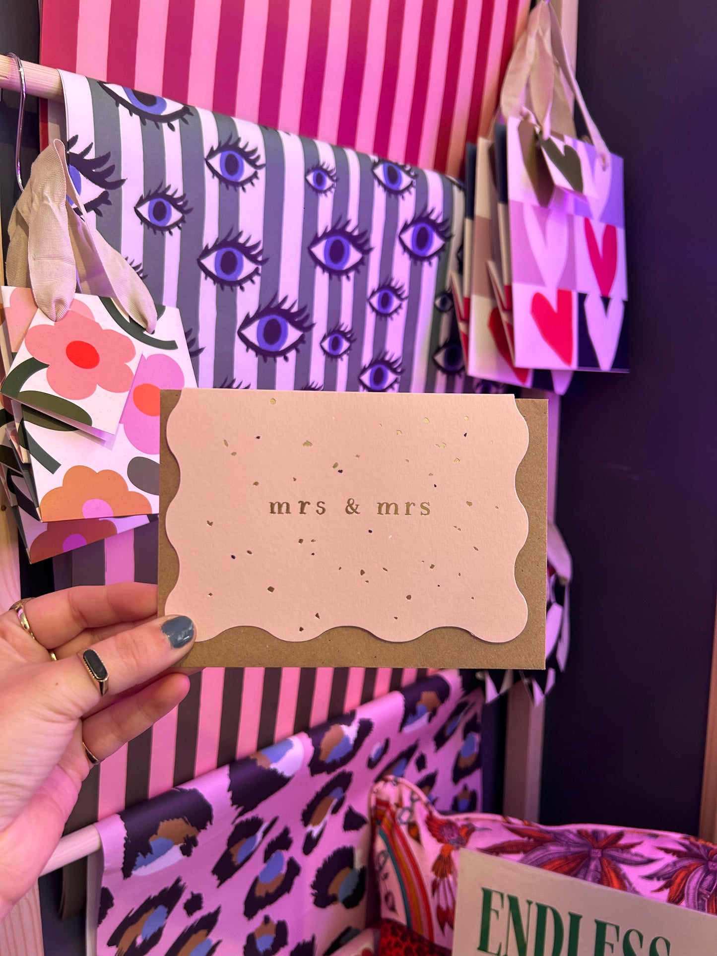 MRS & MRS wedding Card