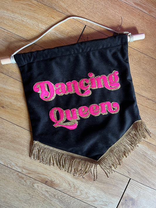 Dancing Queen Velvet Banner