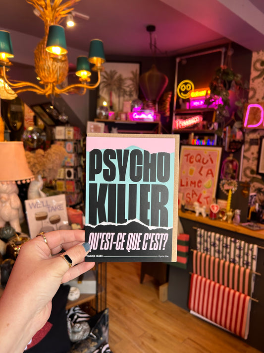 Psycho Killer Card