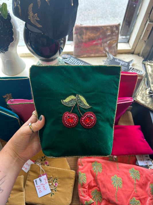 Cherry Makeup bag