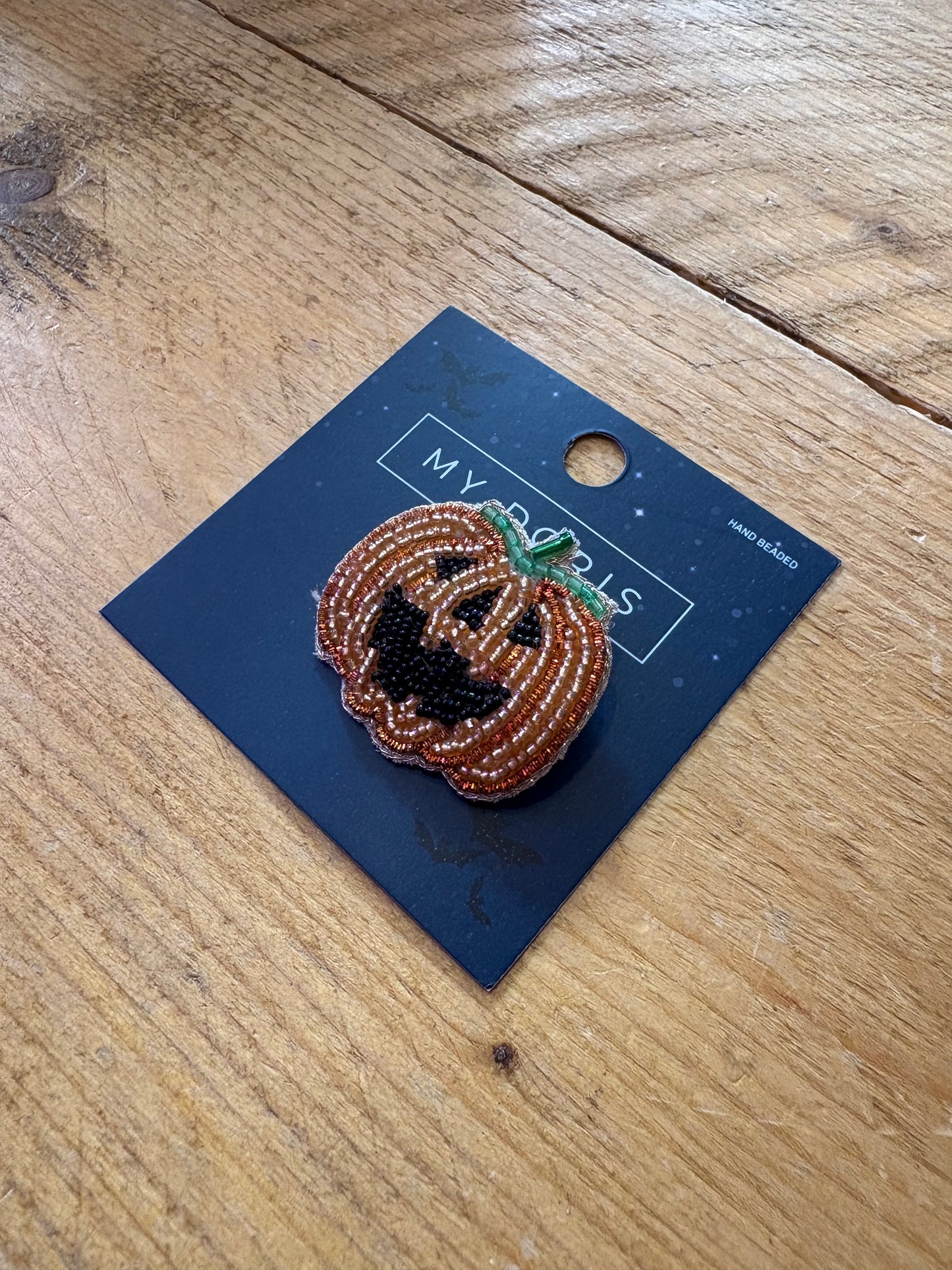 Orange Pumpkin Brooch