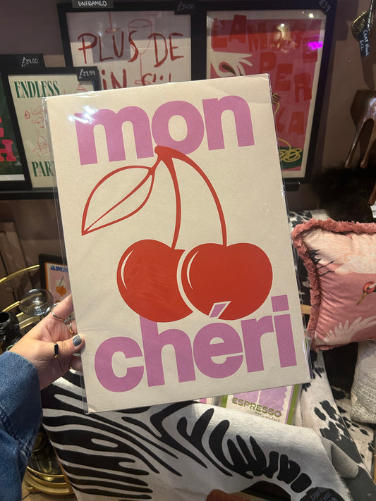 Mon Cheri A3 print